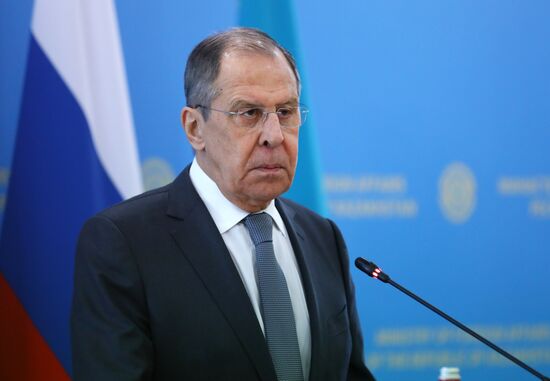 Визит главы МИД РФ С. Лаврова в Казахстан