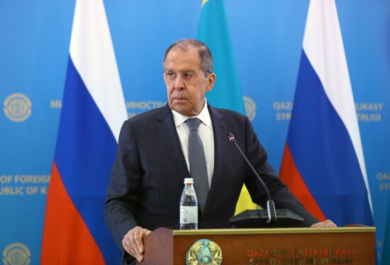 Визит главы МИД РФ С. Лаврова в Казахстан