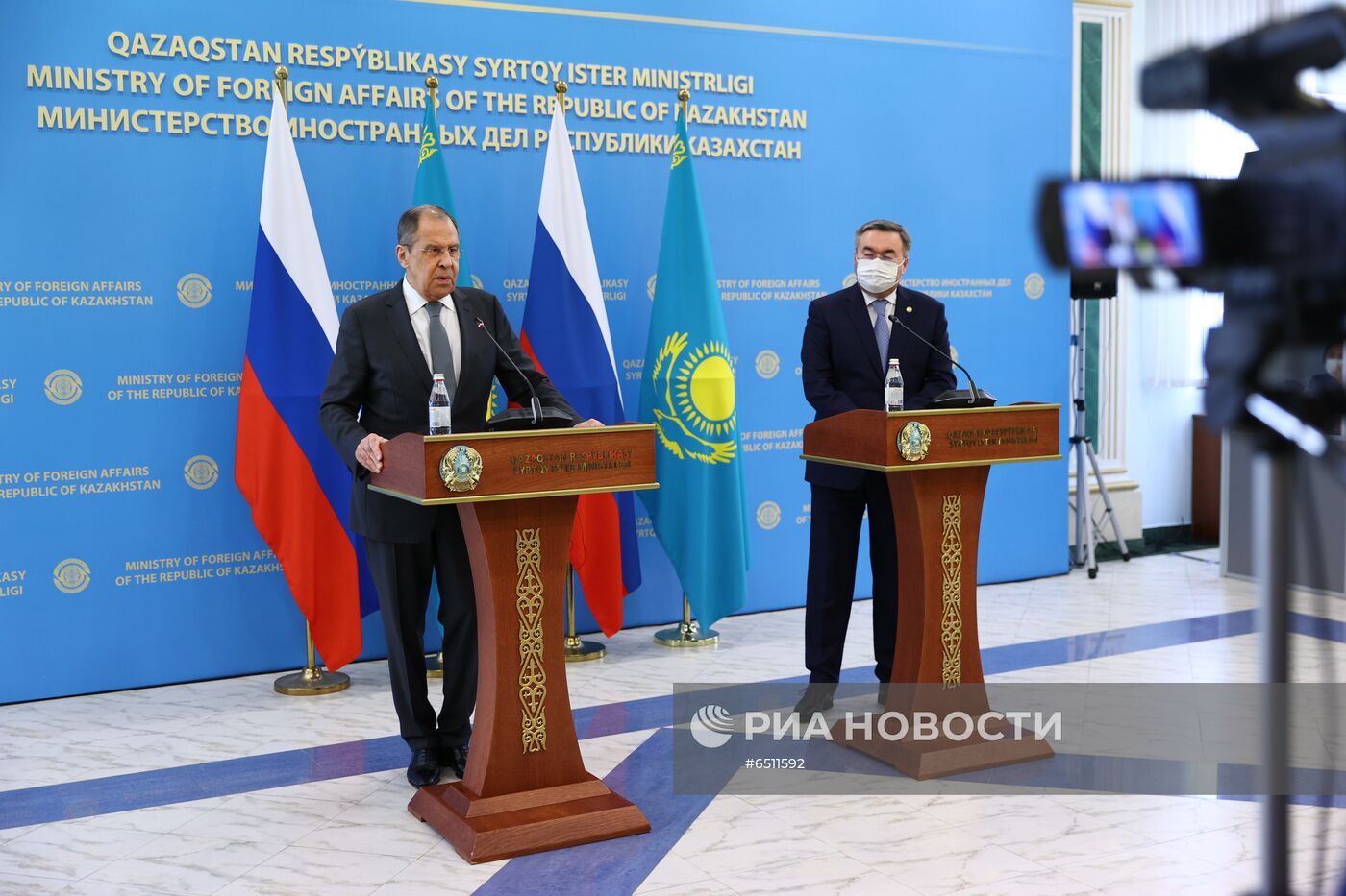 Визит главы МИД РФ С. Лаврова в Казахстан