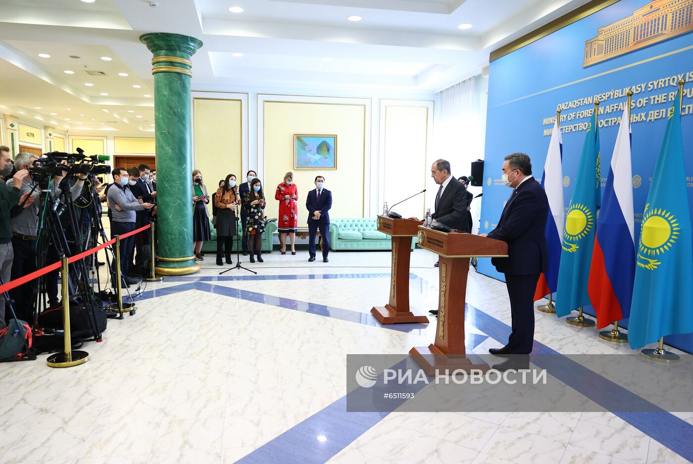 Визит главы МИД РФ С. Лаврова в Казахстан