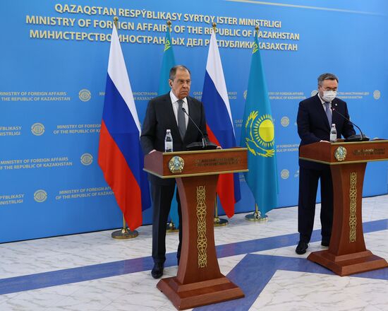 Визит главы МИД РФ С. Лаврова в Казахстан