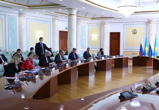 Визит главы МИД РФ С. Лаврова в Казахстан