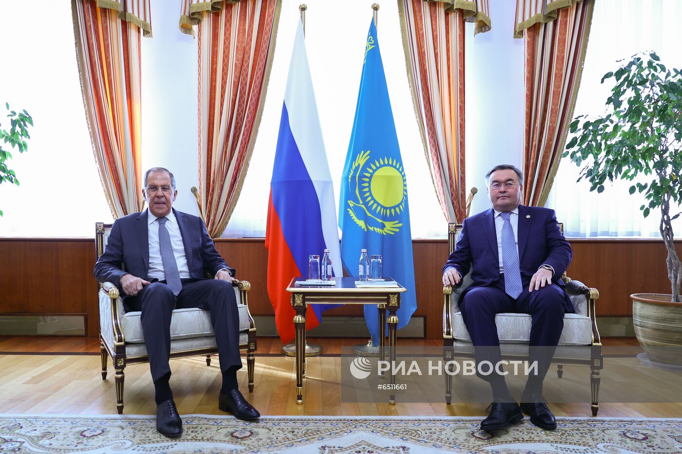 Визит главы МИД РФ С. Лаврова в Казахстан