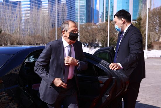 Визит главы МИД РФ С. Лаврова в Казахстан
