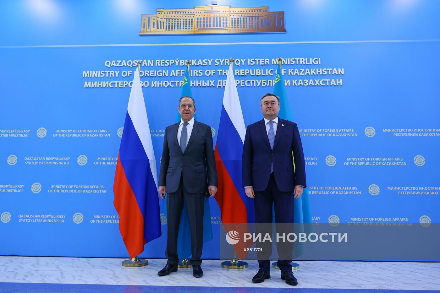 Визит главы МИД РФ С. Лаврова в Казахстан