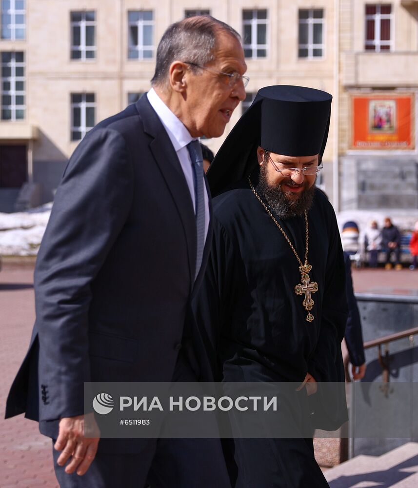 Визит главы МИД РФ С. Лаврова в Казахстан