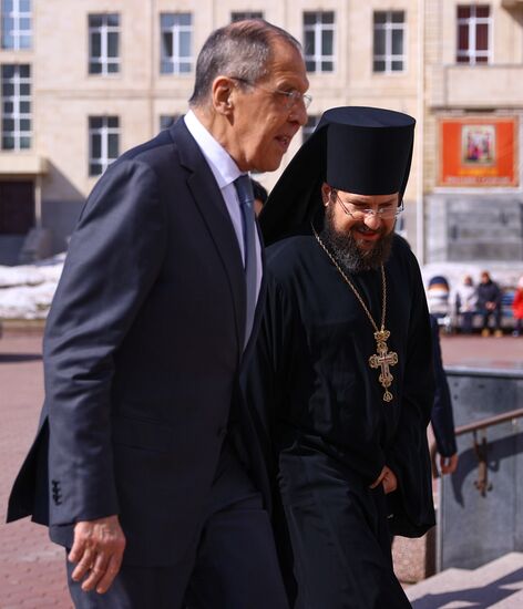 Визит главы МИД РФ С. Лаврова в Казахстан