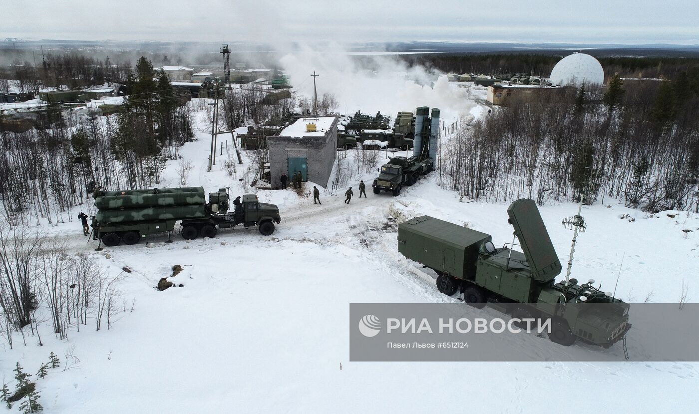 Проверка боеготовности подразделений ПВО в Мурманской области