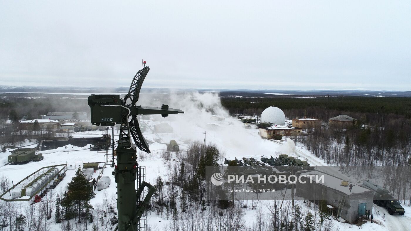 Проверка боеготовности подразделений ПВО в Мурманской области