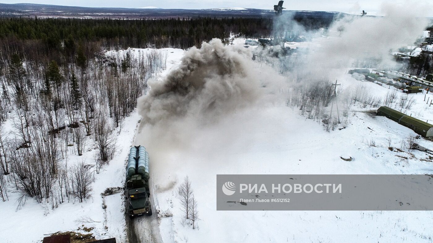 Проверка боеготовности подразделений ПВО в Мурманской области