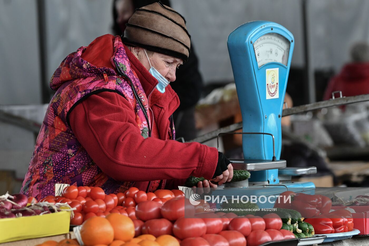 Продовольственный рынок в Симферополе