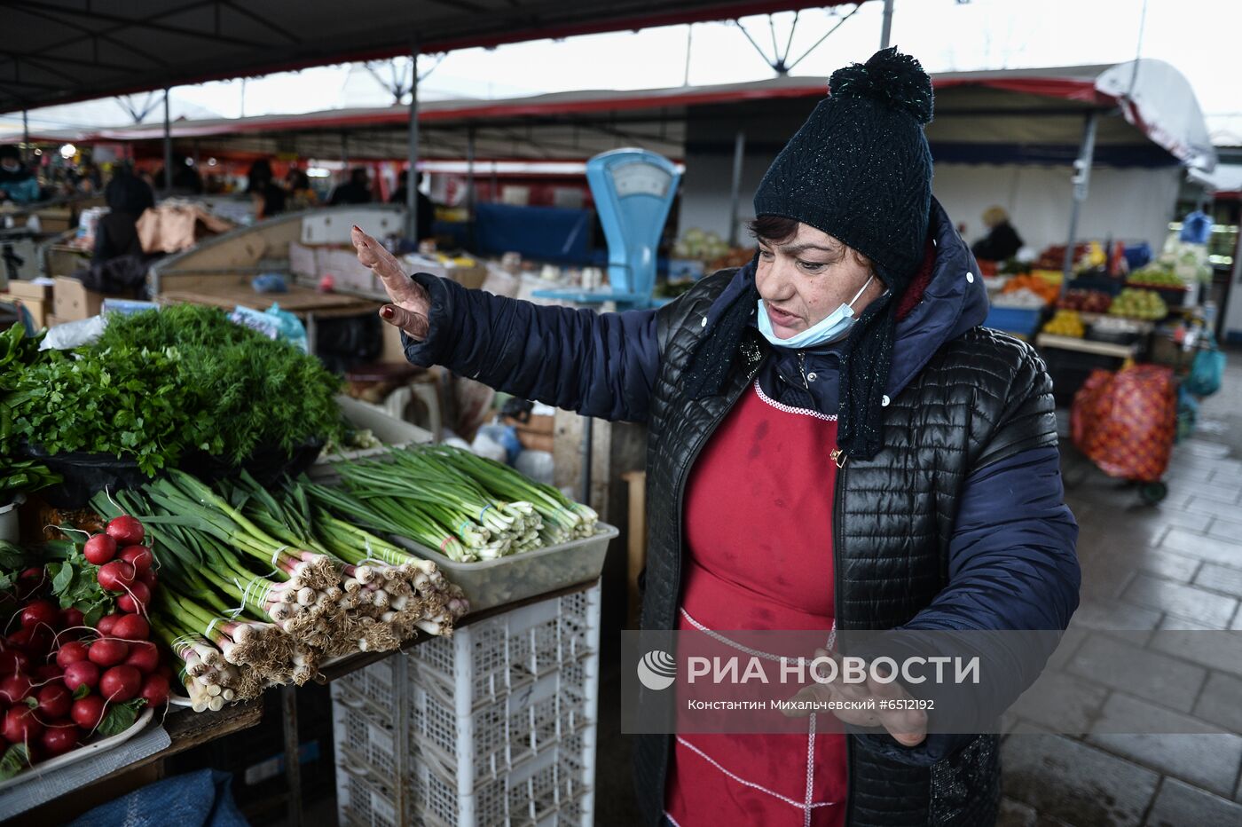 Продовольственный рынок в Симферополе