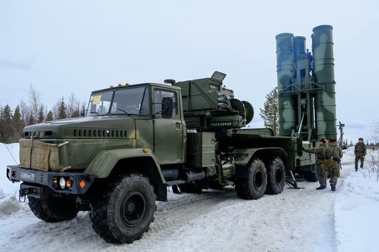 Проверка боеготовности подразделений ПВО в Мурманской области