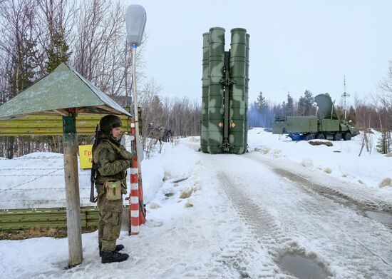 Проверка боеготовности подразделений ПВО в Мурманской области