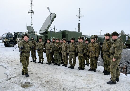 Проверка боеготовности подразделений ПВО в Мурманской области
