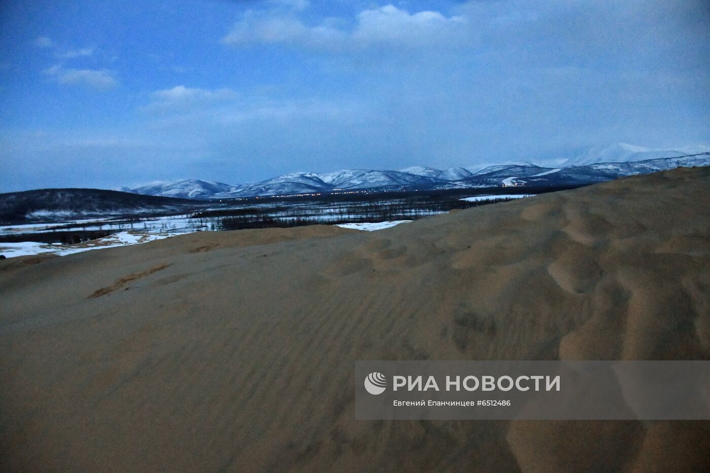 Урочище Чарские пески в Забайкалье