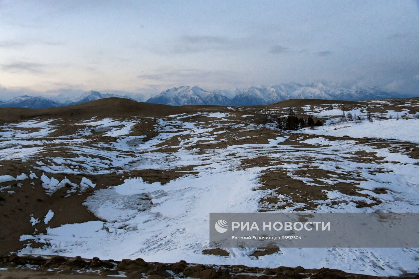 Урочище Чарские пески в Забайкалье