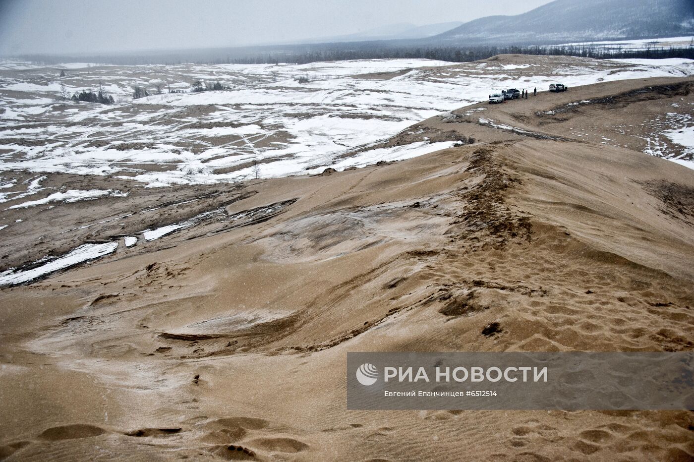 Урочище Чарские пески в Забайкалье