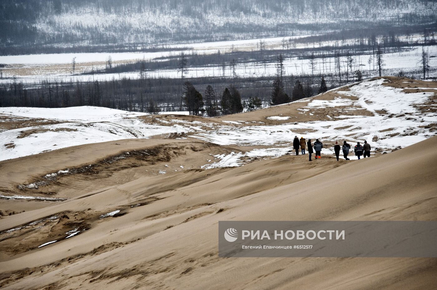 Урочище Чарские пески в Забайкалье