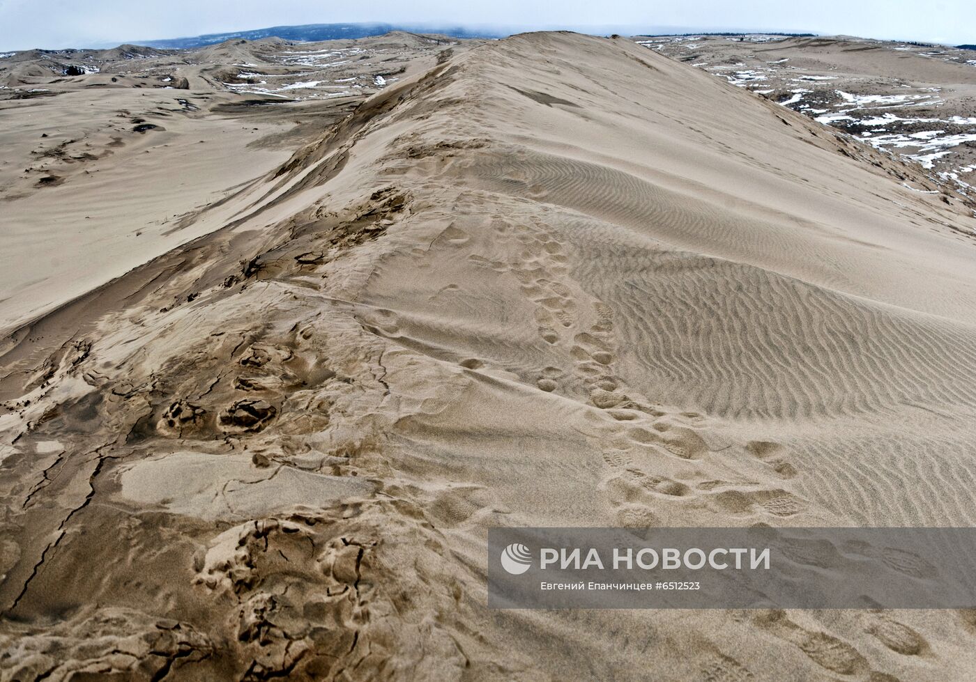 Урочище Чарские пески в Забайкалье