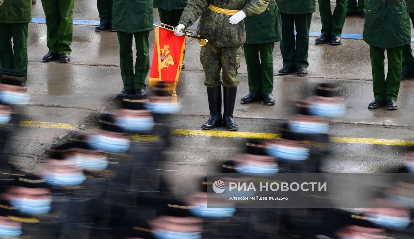 Репетиция парада Победы в Алабино