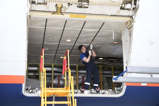 Презентация новейшего ангарного комплекса Аэрофлота в Шереметьево