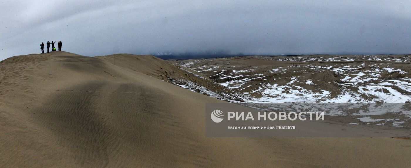 Урочище Чарские пески в Забайкалье