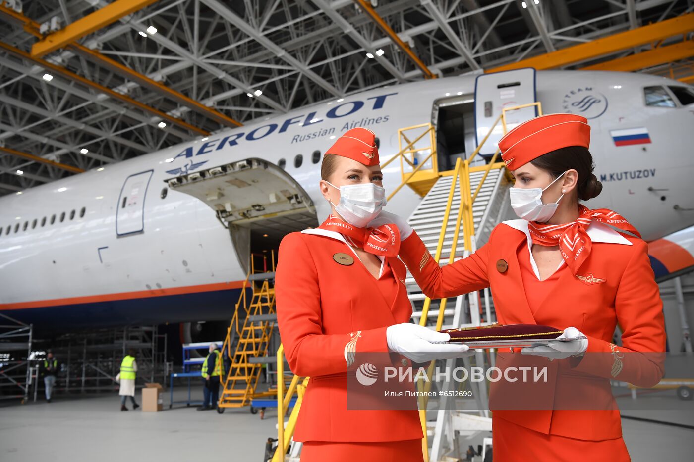 Презентация новейшего ангарного комплекса Аэрофлота в Шереметьево