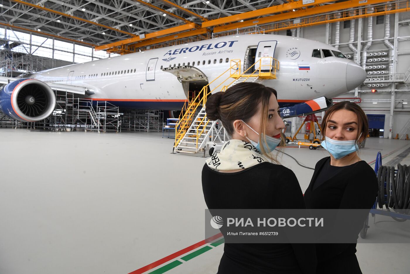 Презентация новейшего ангарного комплекса Аэрофлота в Шереметьево