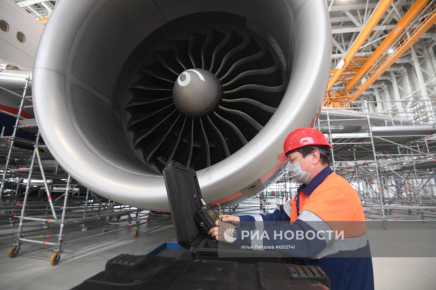 Презентация новейшего ангарного комплекса Аэрофлота в Шереметьево