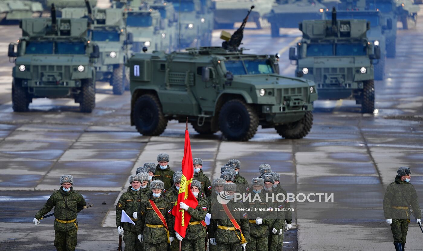 Репетиция парада Победы в Алабино