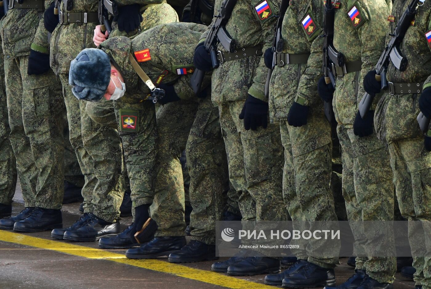 Репетиция парада Победы в Алабино