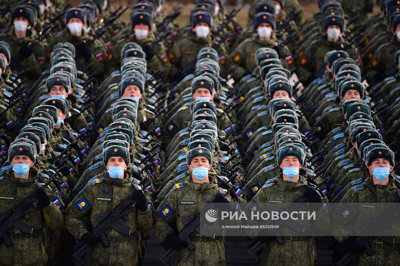 Репетиция парада Победы в Алабино