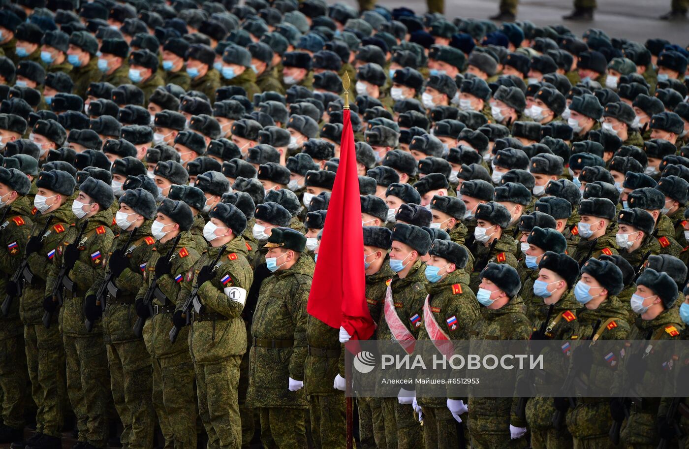 Репетиция парада Победы в Алабино