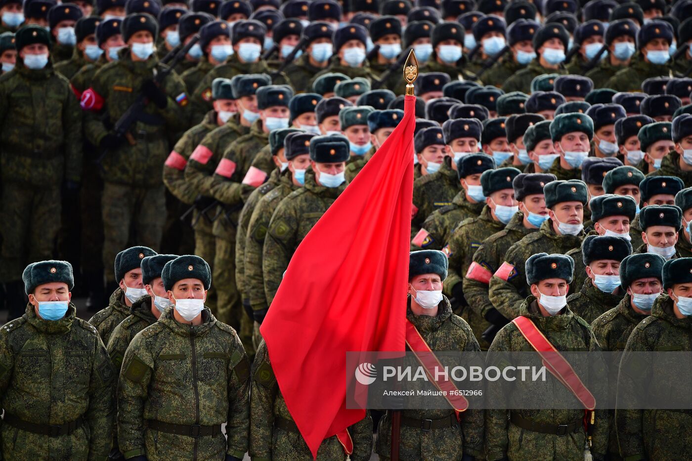 Репетиция парада Победы в Алабино