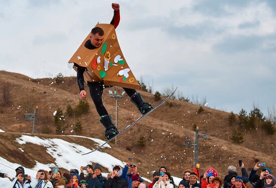 Соревнование Red Bull Jump & Freeze