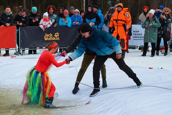 Соревнование Red Bull Jump & Freeze