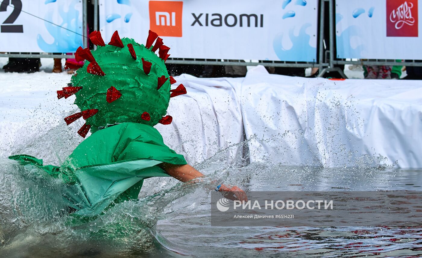 Соревнование Red Bull Jump & Freeze