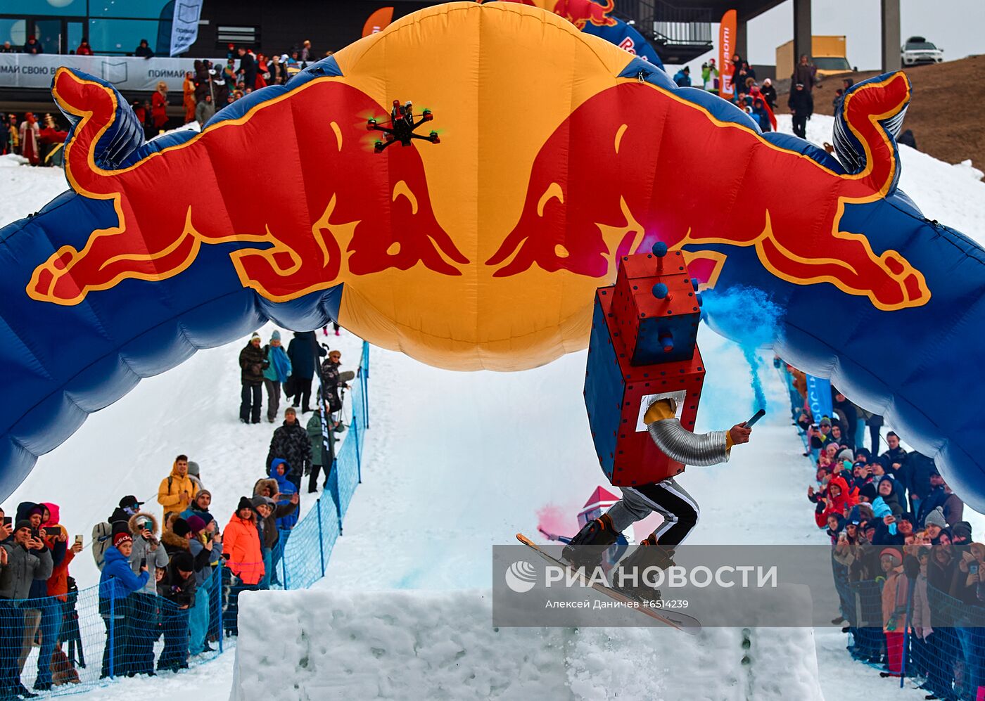 Соревнование Red Bull Jump & Freeze