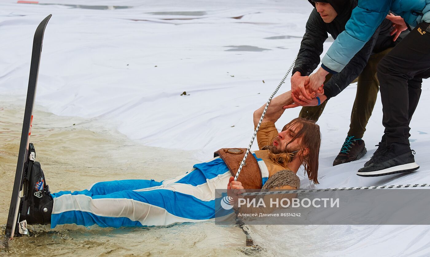 Соревнование Red Bull Jump & Freeze