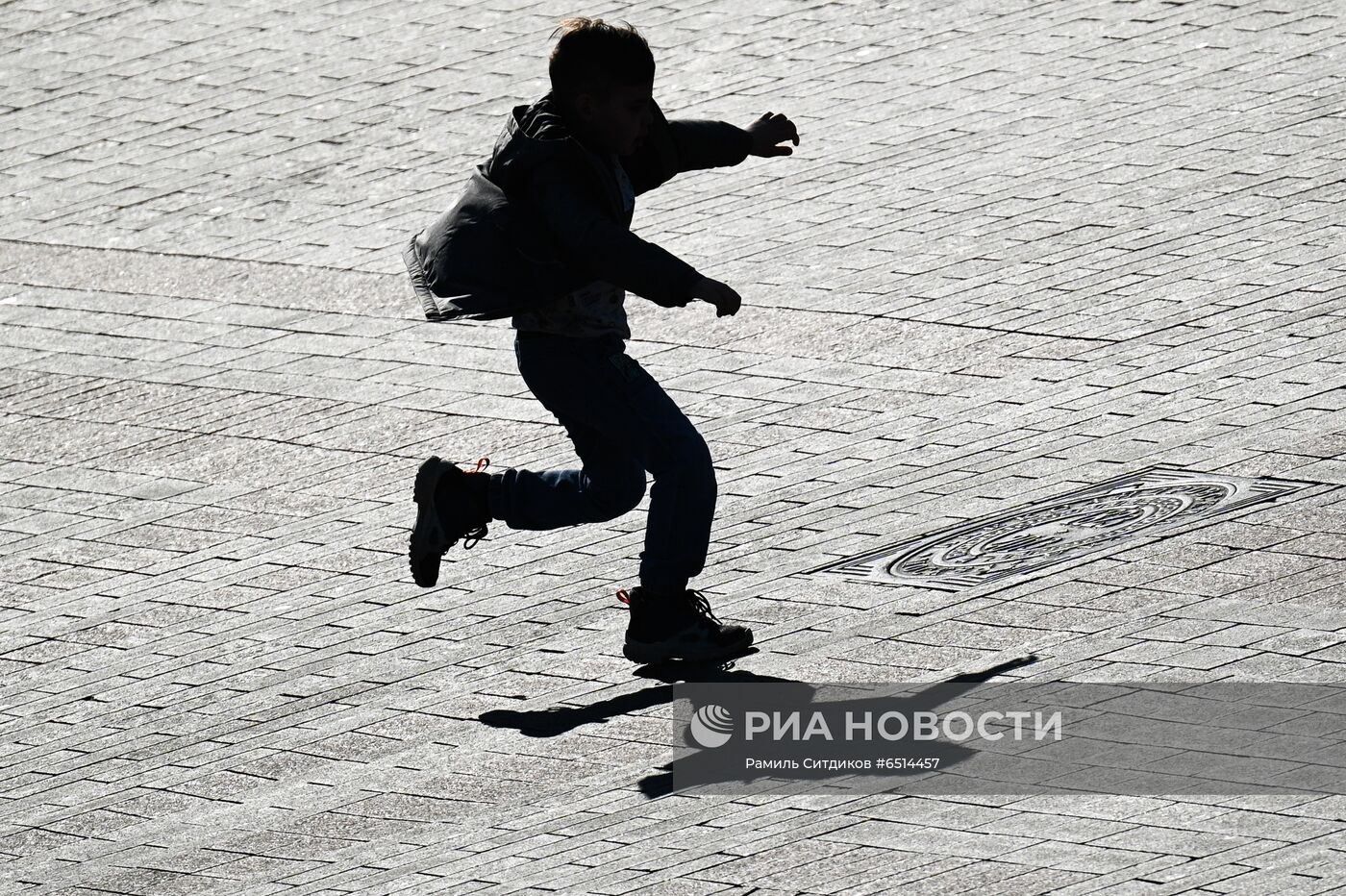 Теплая погода в Москве 