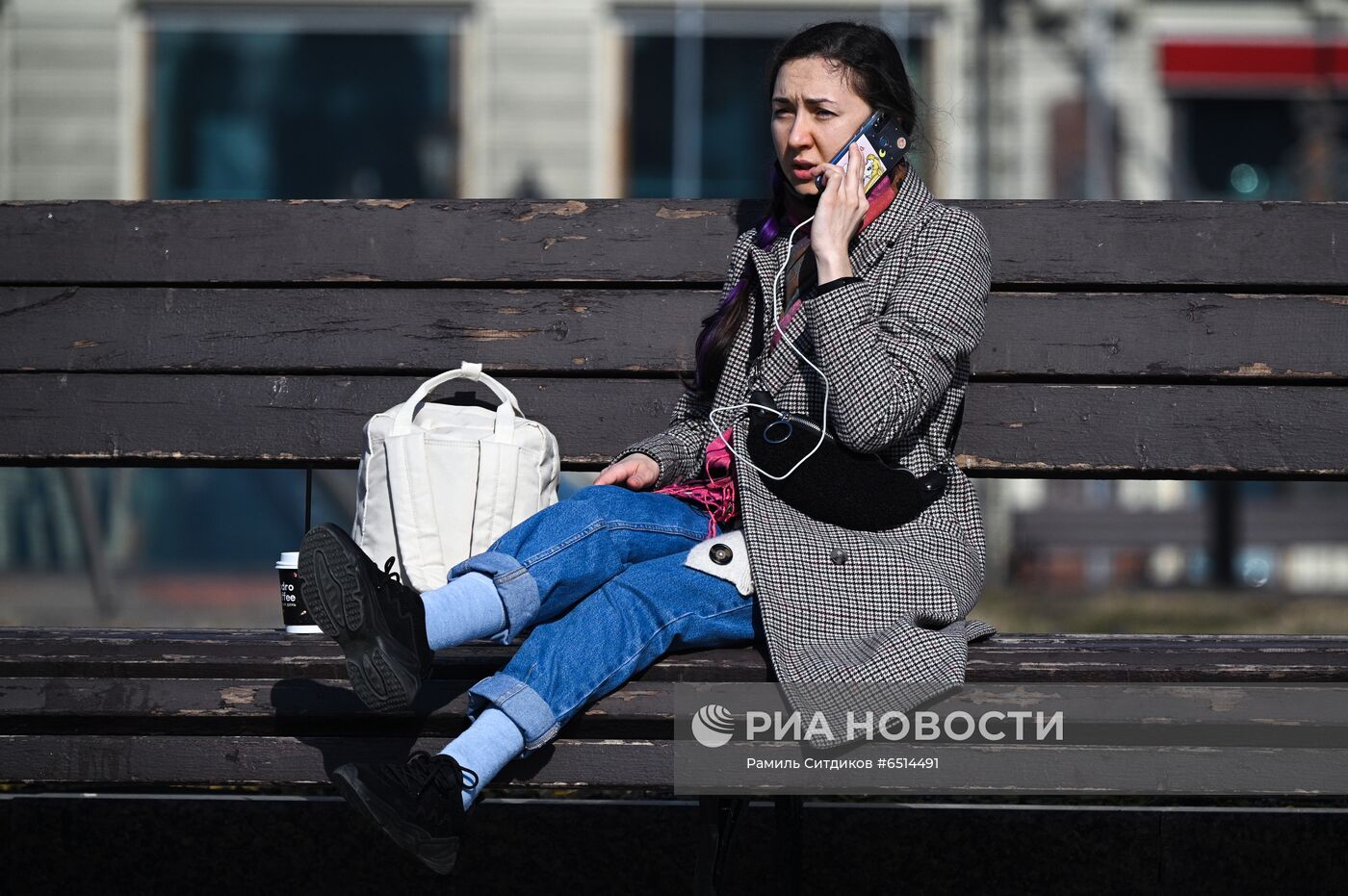 Теплая погода в Москве 