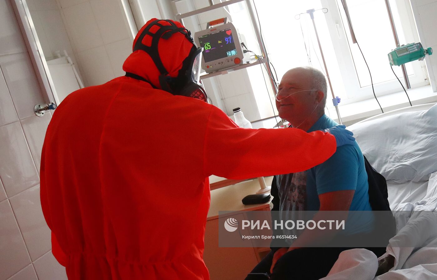 Лечение больных COVID-19 в больнице скорой помощи №7 Волгограда