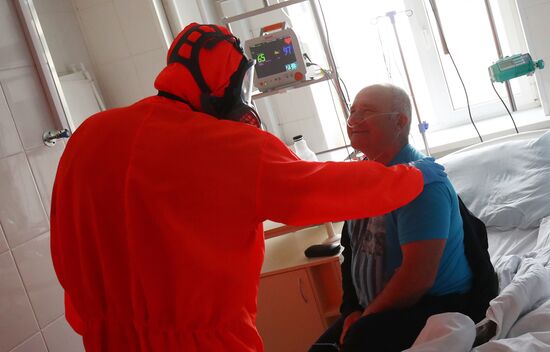 Лечение больных COVID-19 в больнице скорой помощи №7 Волгограда