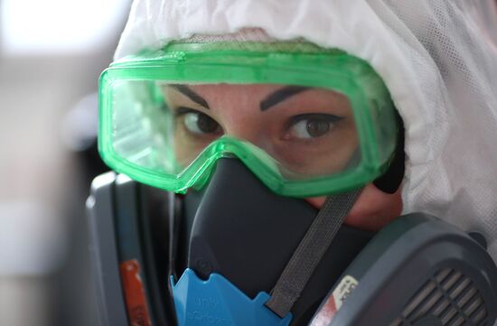 Лечение больных COVID-19 в больнице скорой помощи №7 Волгограда