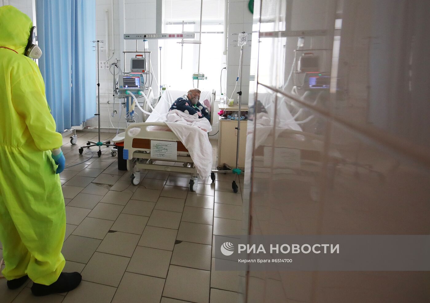 Лечение больных COVID-19 в больнице скорой помощи №7 Волгограда