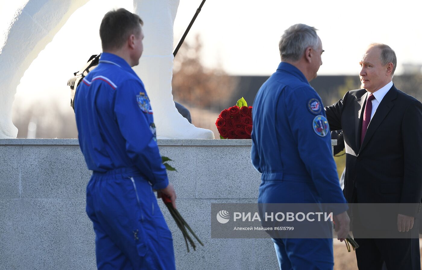 Рабочая поездка президента РФ В. Путина в Саратовскую область