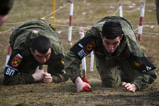 Конкурс военной полиции "Страж порядка"