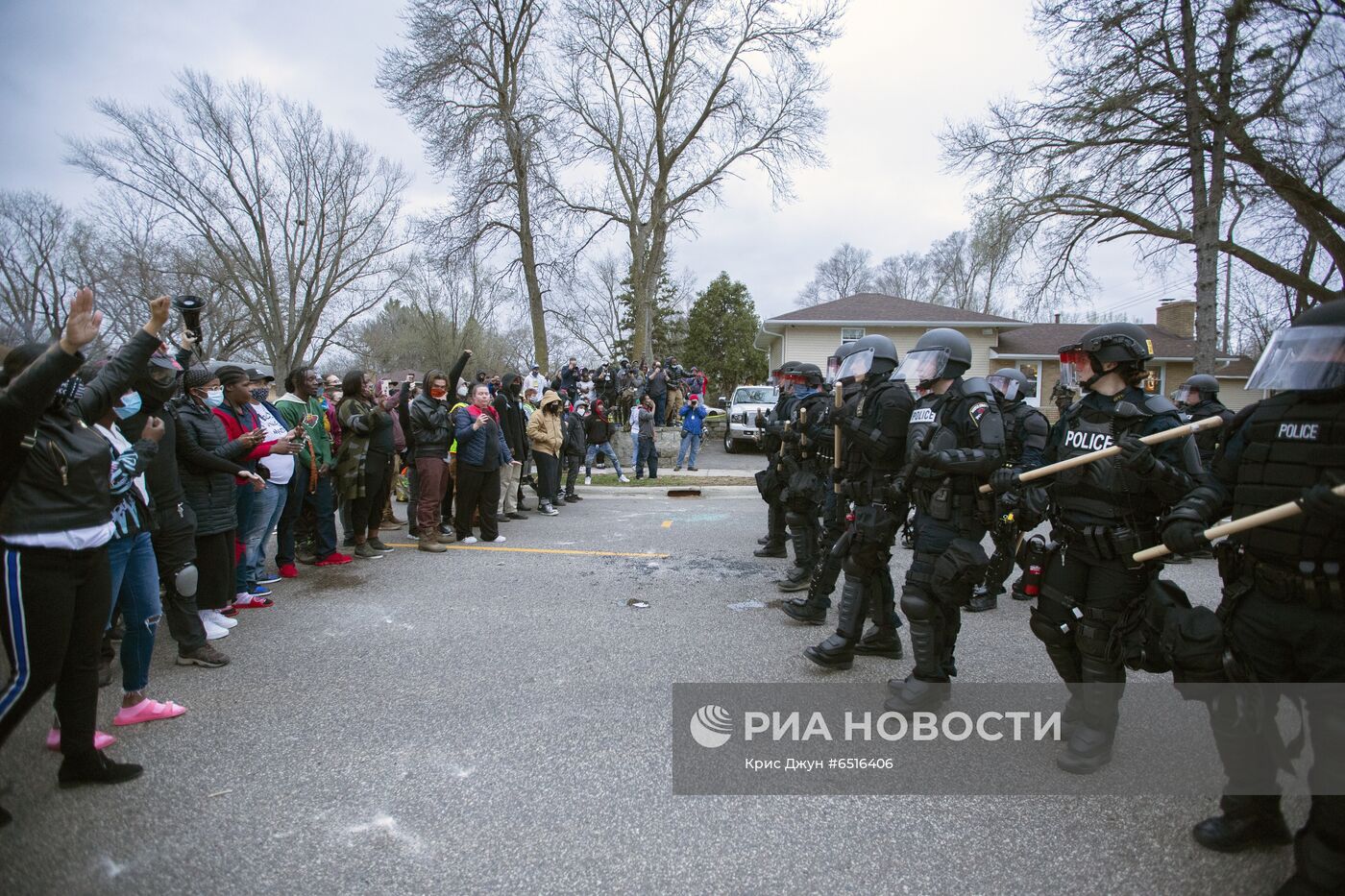 Протесты в Миннесоте
