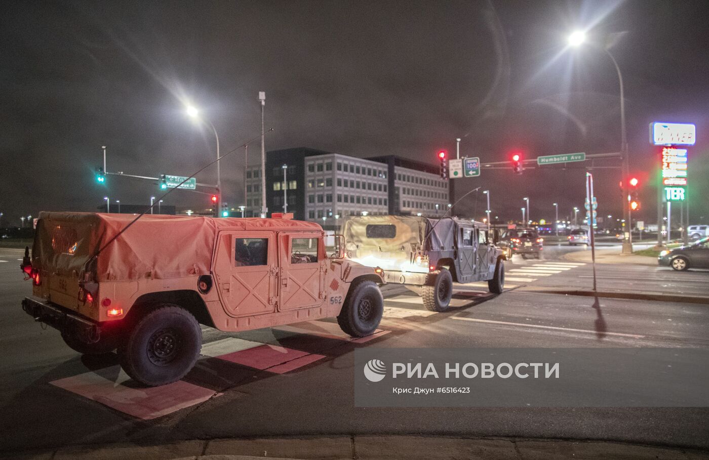Протесты в Миннесоте